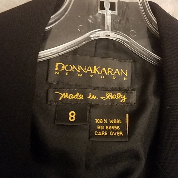 Black double-breasted jacket w/gld buttons - Picture 4 of 4